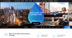 Desktop Screenshot of chicagoriverhotel.com